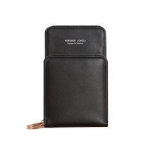 HKM-241939 Korean Style Touch Screen Mini Wallet in PU Leather with Zipper Closure and Multiple Color Options