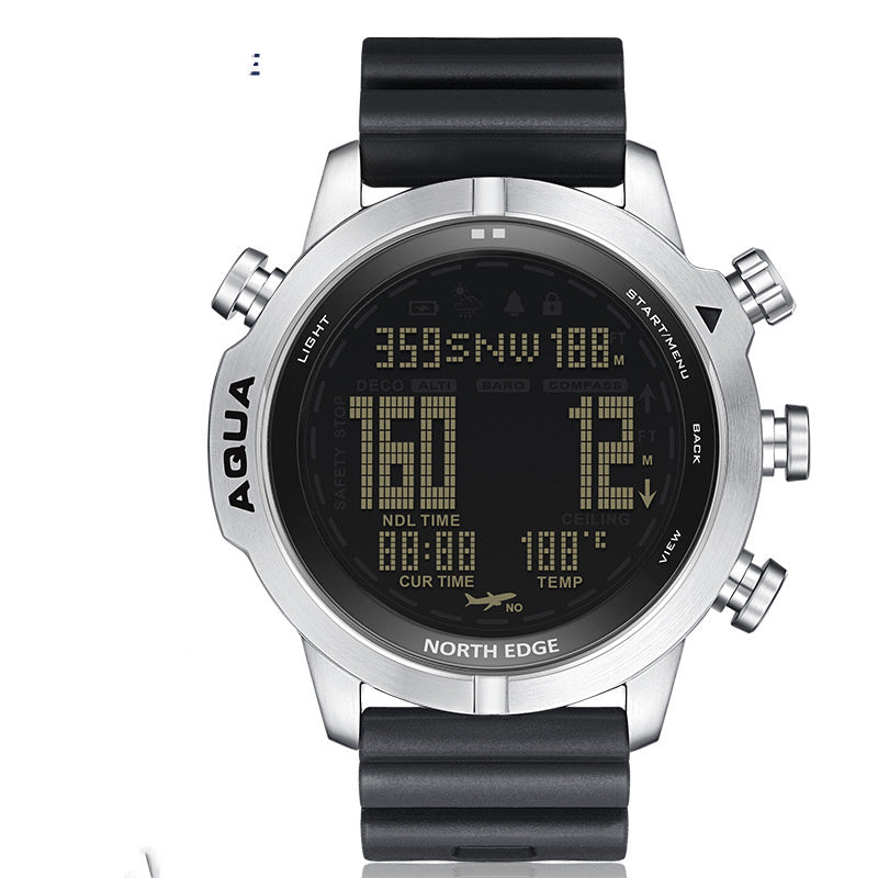HKM-242195 Outdoor Sports Smart Watch with Diving, Altitude, and Air Pressure Features - 1.46 Inch Screen, 220mAh Battery