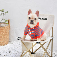 HKM-242259 Cozy Cotton Fleece Hooded Sweatshirt for Dogs in Orange - Autumn and Winter Style