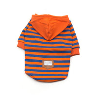 HKM-242259 Cozy Cotton Fleece Hooded Sweatshirt for Dogs in Orange - Autumn and Winter Style