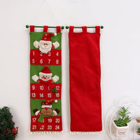 HKM-242451 Christmas Hanging Bag for Doll Calendar Storage - Non-Woven Fabric, Handcrafted Design