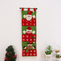 HKM-242451 Christmas Hanging Bag for Doll Calendar Storage - Non-Woven Fabric, Handcrafted Design