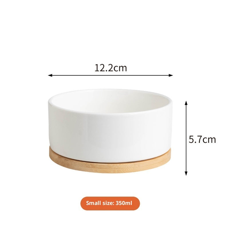 HKM-242451 Constant Temperature Cat Ceramic Pet Heating Drinking Bowl