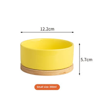 HKM-242451 Constant Temperature Cat Ceramic Pet Heating Drinking Bowl