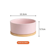 HKM-242451 Constant Temperature Cat Ceramic Pet Heating Drinking Bowl