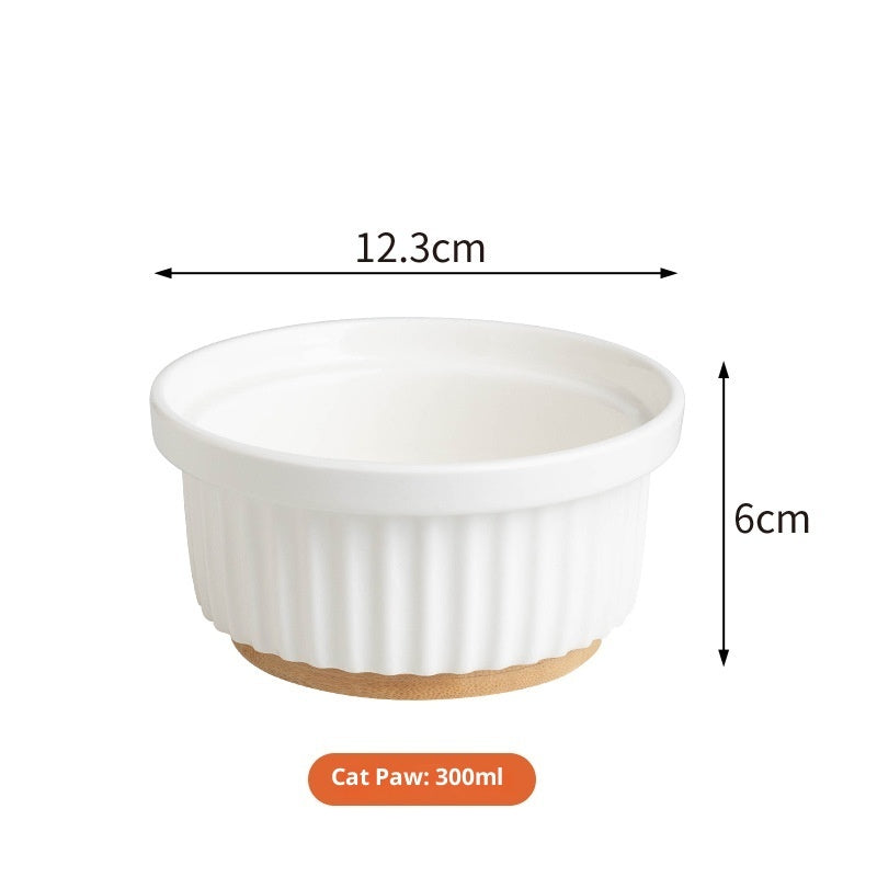 HKM-242451 Constant Temperature Cat Ceramic Pet Heating Drinking Bowl