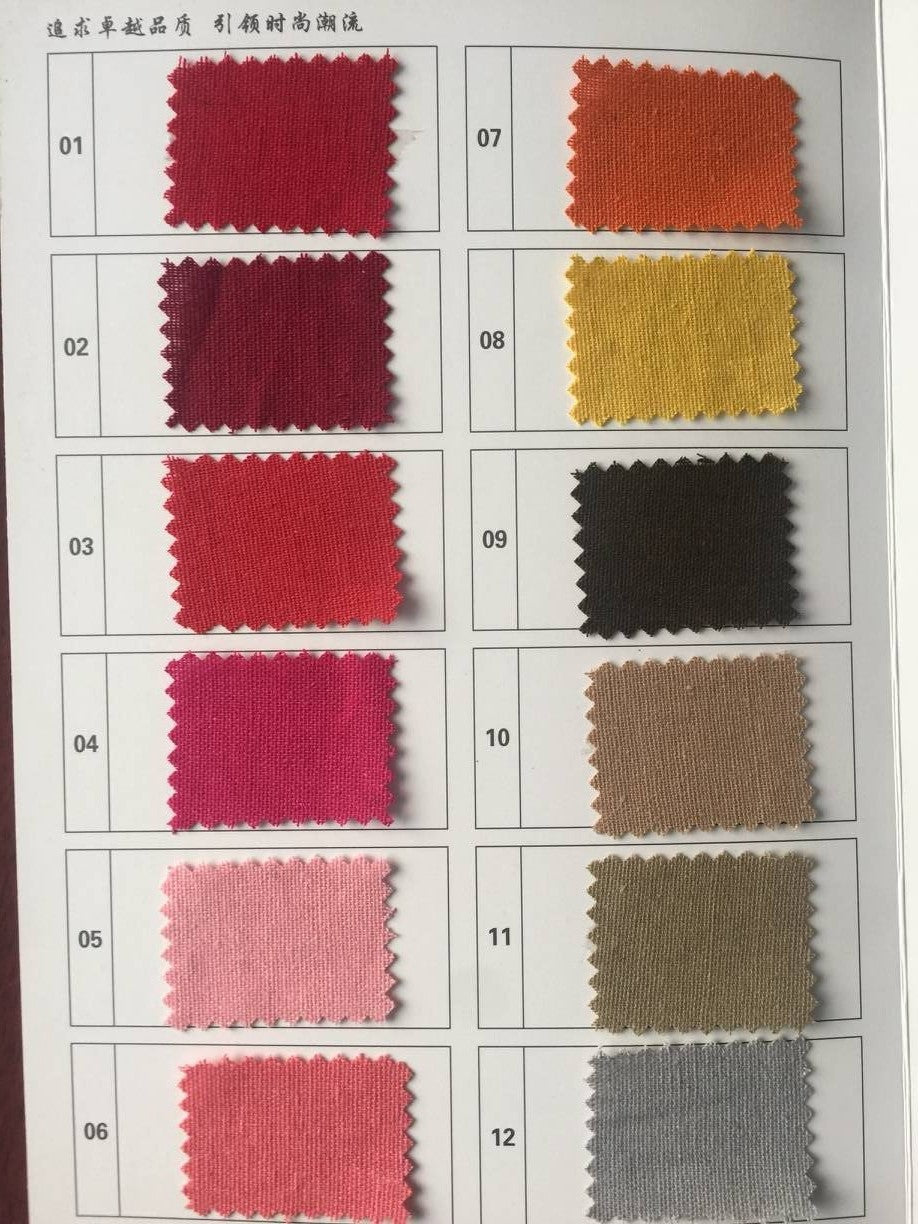 HKM-242515 Linen Cotton Blend Sofa Curtain Fabric for Home Decor, Bags, and Upholstery