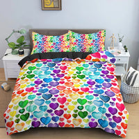 HKM-242835 3D Printed Duvet Cover and Pillowcase Set in Various Sizes