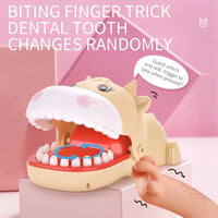 HKM-242835 Cuteness Overload: Interactive Cow Bite Finger Game Toy for Family Fun and Parties