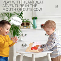 HKM-242835 Cuteness Overload: Interactive Cow Bite Finger Game Toy for Family Fun and Parties