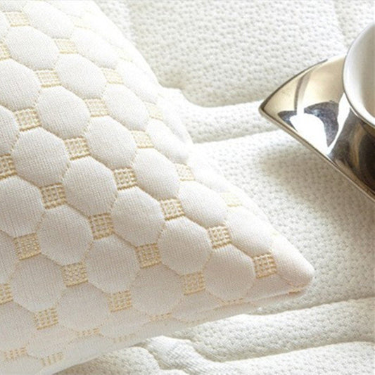 HKM-242963 Honeycomb Knitted Square Pillow Core - Beige, 48x74cm, Polyester Fiber Filling