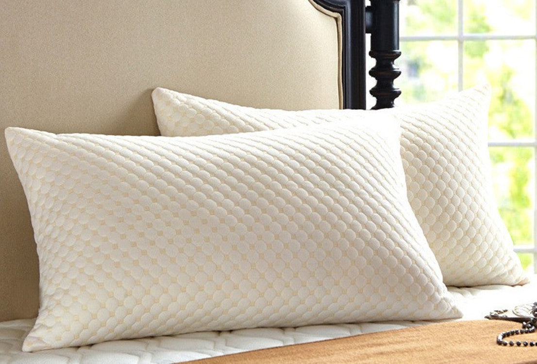 HKM-242963 Honeycomb Knitted Square Pillow Core - Beige, 48x74cm, Polyester Fiber Filling