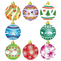 HKM-242963 Round Copper Self-Adhesive Sticker Labels for Holiday Gift Decoration