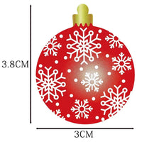 HKM-242963 Round Copper Self-Adhesive Sticker Labels for Holiday Gift Decoration
