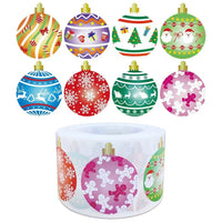 HKM-242963 Round Copper Self-Adhesive Sticker Labels for Holiday Gift Decoration