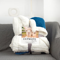 HKM-243155 Multifunctional Double-layer Thick Warm Lamb Wool Blanket and Duvet Cover - Available in Various Colors