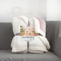 HKM-243155 Multifunctional Double-layer Thick Warm Lamb Wool Blanket and Duvet Cover - Available in Various Colors
