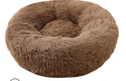HKM-243219 Plush Round Pet Litter For Cats And Dogs