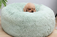 HKM-243219 Plush Round Pet Litter For Cats And Dogs