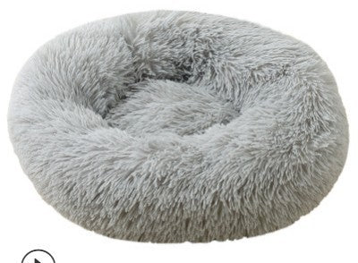 HKM-243219 Plush Round Pet Litter For Cats And Dogs