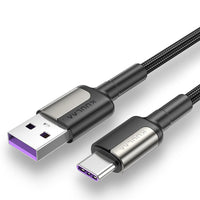 HKM-243219 Type-C Fast Charging Cable – 2m Length, USB A to Type-C, 5A High-Speed Charging