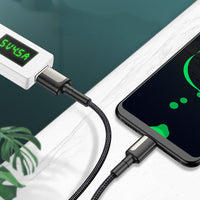 HKM-243219 Type-C Fast Charging Cable – 2m Length, USB A to Type-C, 5A High-Speed Charging