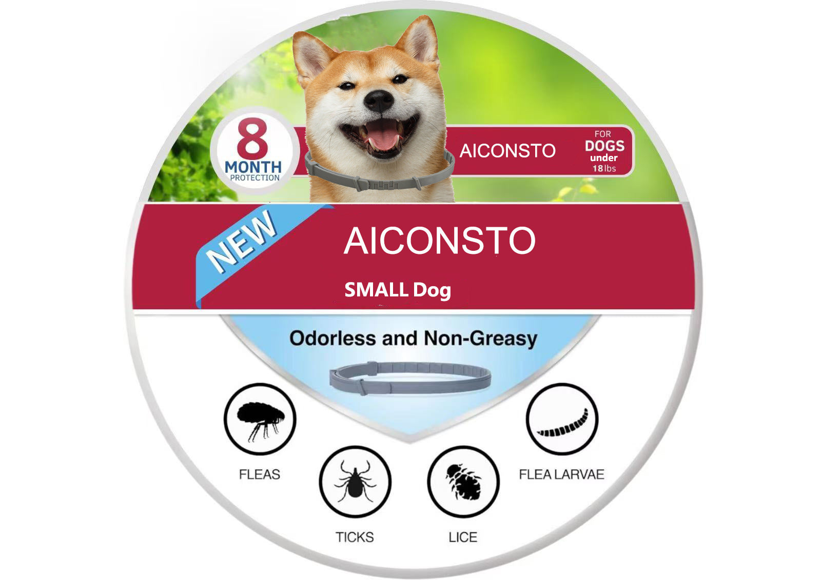 HKM-243283 Pet Cat Dog Pet Insect Repellent Collar