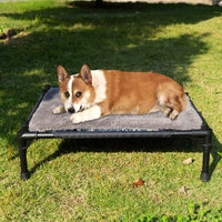 HKM-243475 Foldable Outdoor Dog Bed with Removable Mat for Small and Medium Dogs