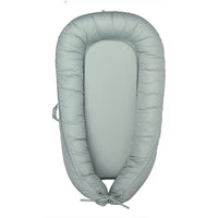 HKM-243667 Foldable Cotton Newborn Bionic Bed - 80 x 50 CM, Available in White, Pink, Gray, Orange, and Fruit Green