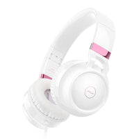 HKM-243731 Wired Headset with Microphone, 3.5mm Plug, 20-20000Hz Frequency Response, Soft Braided Cord, Comfortable Protein Earmuffs