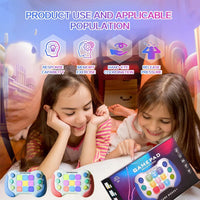 HKM-243795 Interactive Light Up Push Bubble Game for Kids – Educational Fidget Toy, Handheld Fun