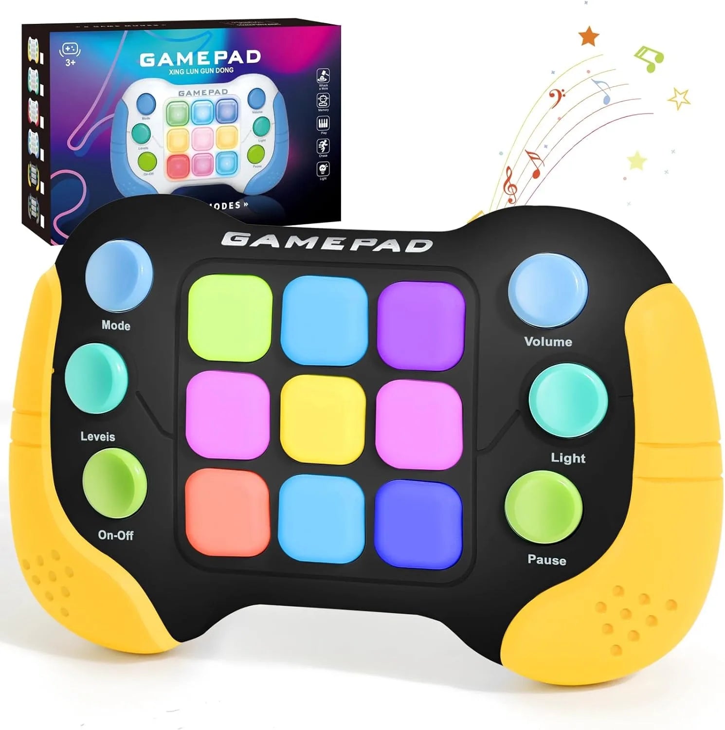 HKM-243795 Interactive Light Up Push Bubble Game for Kids – Educational Fidget Toy, Handheld Fun