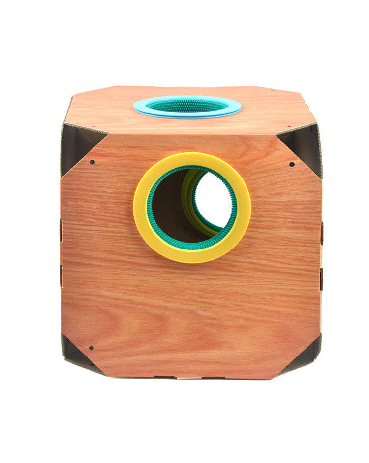 HKM-243987 DIY Multipurpose Cat Hiding Box with Hair Removal Features