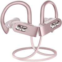 HKM-244051 Bluetooth Hanging Ear Headset with Voice Control - Stereo Connection, 10m Range, Available in Red, Black, Pink