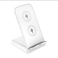 HKM-244243 Fast Charge Horizontal Wireless Charger with Dual Coil and Micro USB Interface