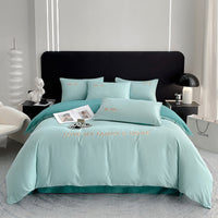 HKM-244307 Pure Cotton Modern Minimalist Bed Sheets Set in Various Sizes - 3 & 4 Piece Options