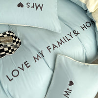 HKM-244307 Pure Cotton Modern Minimalist Bed Sheets Set in Various Sizes - 3 & 4 Piece Options