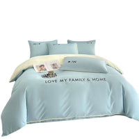 HKM-244307 Pure Cotton Modern Minimalist Bed Sheets Set in Various Sizes - 3 & 4 Piece Options