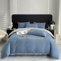 HKM-244307 Pure Cotton Modern Minimalist Bed Sheets Set in Various Sizes - 3 & 4 Piece Options