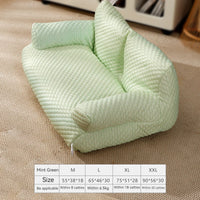HKM-244371 Pet Sofa Four Seasons Universal Removable And Washable Kennel Waterproof Breathable Ice Silk