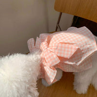 HKM-244435 Summer Dress for Cats and Dogs in Green, Purple, and Pink - Multiple Sizes Available