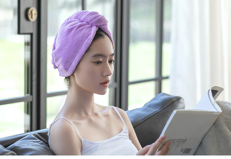 HKM-244563 Children's Microfiber Hair Drying Towel, Soft and Absorbent, 25x65cm