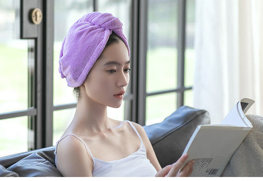 HKM-244563 Children's Microfiber Hair Drying Towel, Soft and Absorbent, 25x65cm