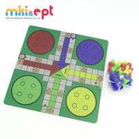 HKM-244627 Kids Paper Board Chess and Ludo Game Set - Classic Strategy Board Games for Children