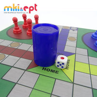 HKM-244627 Kids Paper Board Chess and Ludo Game Set - Classic Strategy Board Games for Children