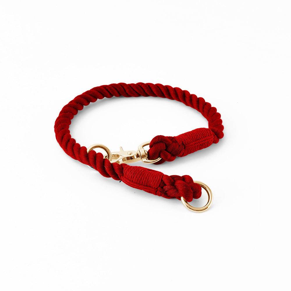HKM-244691 P-type Collar For Small And Medium Dogs With Adjustable Weave