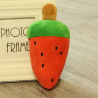 HKM-244755 Plush Fruit and Vegetable Pet Toys for Cats and Dogs - Soft and Cuddly Design