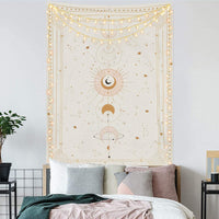 HKM-244819 Black and White 3D Digital Printed Polyester Tapestry for Home and Outdoor Use