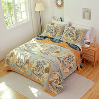 HKM-244819 Five-Layer Cotton Gauze Towel Blanket - Soft, Modern Designs in Various Colors and Sizes