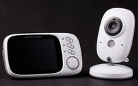 HKM-245011 Digital Wireless Two-way Intercom Baby Monitor - 3.2" LCD with Night Vision, Two-way Talk, Temperature Monitoring and Lullabies
